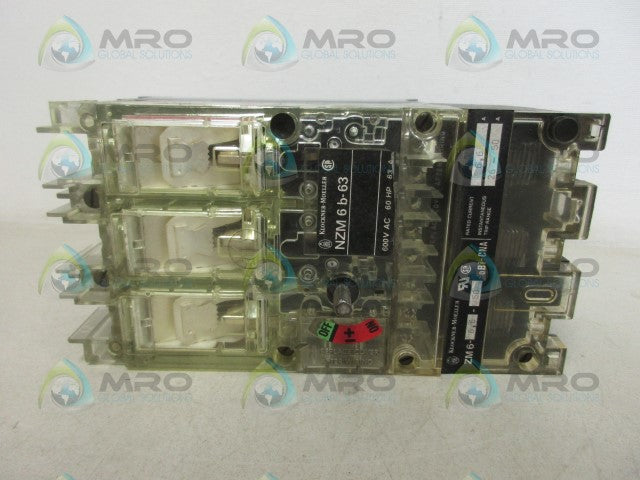KLOCKNER MOELLER NZM6B-63/ZM6-6.6-32-OBI-CNA CIRCUIT BREAKER *NEW NO BOX*