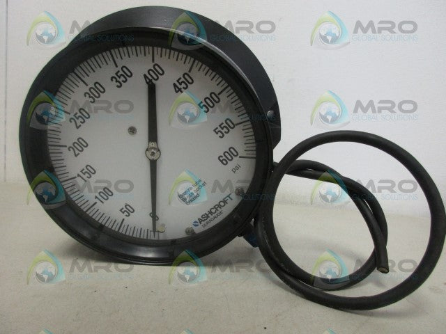 ASHCROFT 60-1379 GAUGE 0-600 *USED*