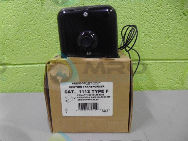 ALLANSON 1112 TYPE F IGNITION TRANSFORMER *NEW IN BOX*