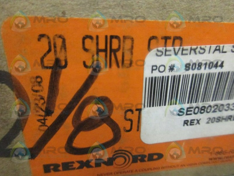 REXNORD 20SHRBSTD BEARING *NEW IN BOX*