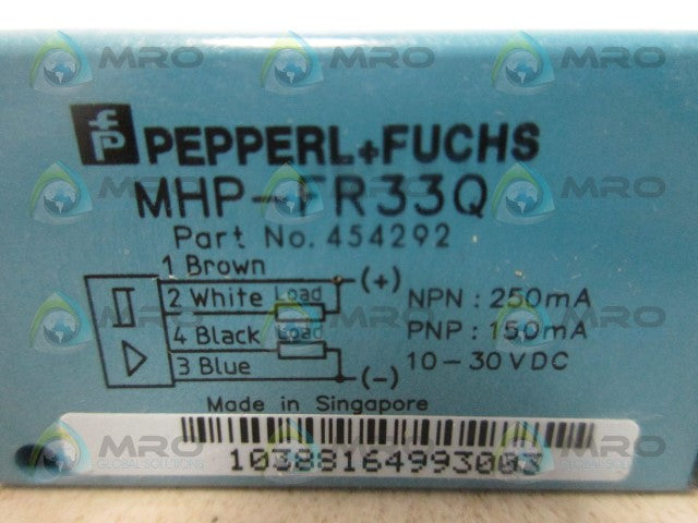 PEPPERL+FUCHS MHP-FR33Q PHOTOELECTRIC SENSOR *NEW IN BOX*