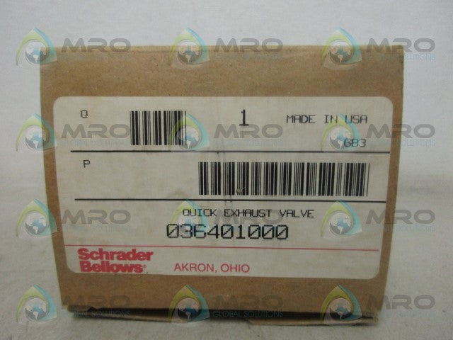 PARKER 036401000 EXHAUST VALVE *NEW IN BOX*