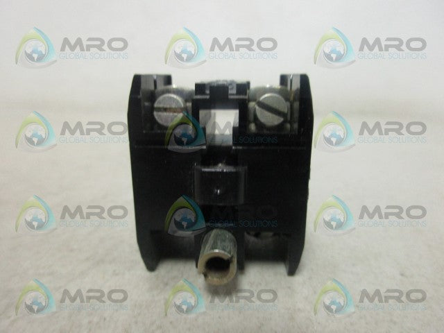 CUTLER HAMMER E22C9 CONTACT BLOCK *USED*