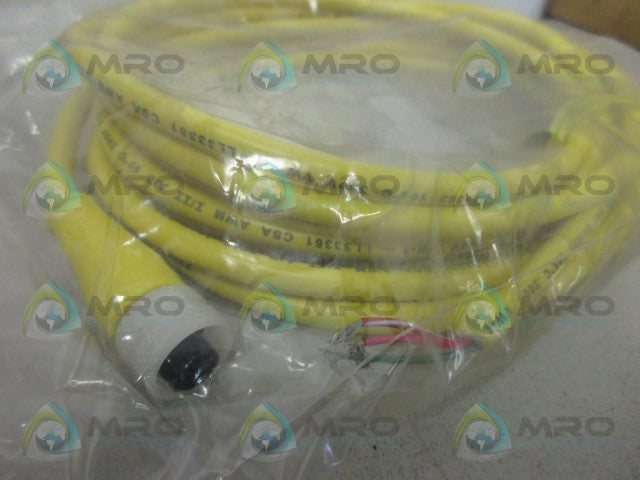 DANIEL WOODHEAD 703000D02F1202 3-POLE FEMALE CORDSET *NEW IN FACTORY BAG*