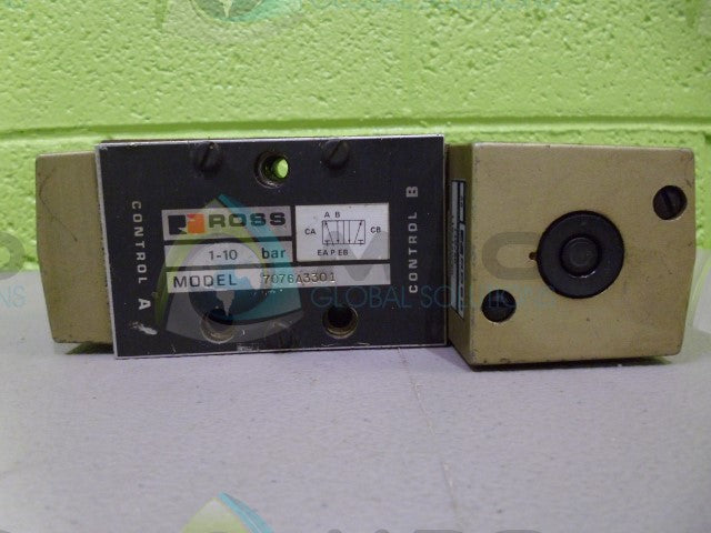 ROSS 7076A3301 5/2 SINGLE SOLENOID PILOT SPRING RETURN *NEW NO BOX*