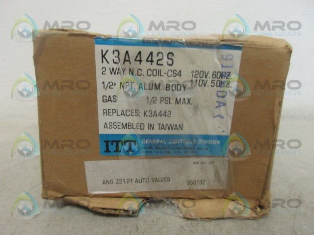 ITT K3A442S GAS VALVE *NEW IN BOX*
