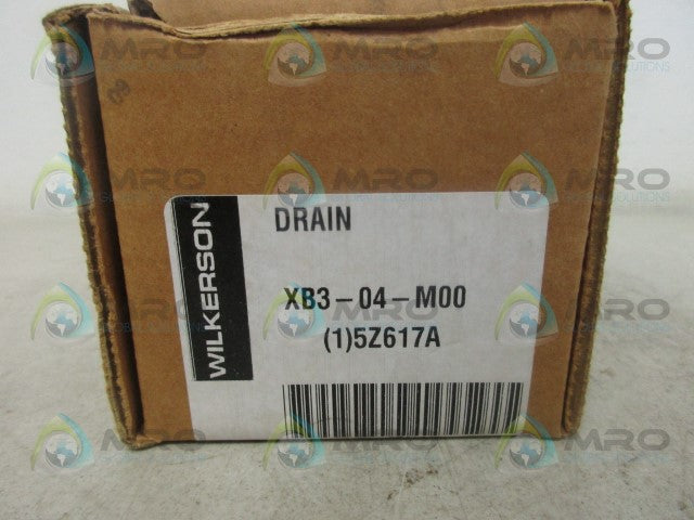 WILKERSON XB3-04-M00 DRAIN *NEW IN BOX*