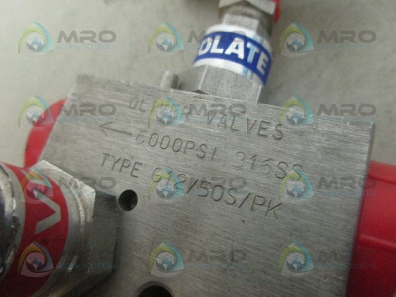OLIVER G12/50S/PK VALVE *NEW NO BOX*