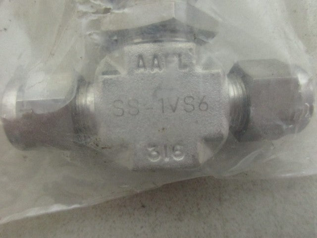 SWAGELOK SS-1VS6 VALVE *NEW IN FACTORY BAG*