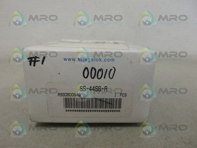 SWAGELOK SS-44S6-A VALVE *NEW IN BOX*