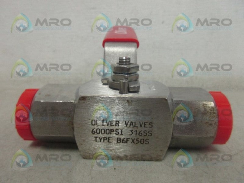 OLIVER VALVES B6FX50S VALVE *NEW NO BOX*