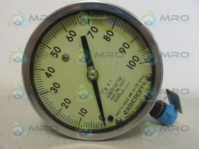 ASHCROFT PI-100BN GAUGE 0-100 *NEW NO BOX*