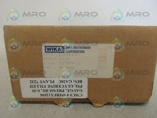 WIKA 9833999 233.34 GAUGE 0-30 *NEW IN BOX*