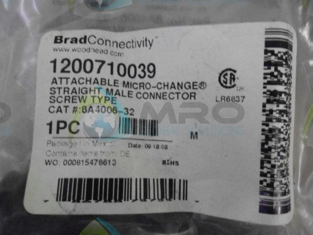 BRAD CONNECTIVITY 1200710039 *NEW IN BAG*
