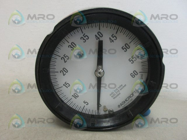 ASHCROFT Q-586 GAUGE 0-60 *NEW NO BOX*