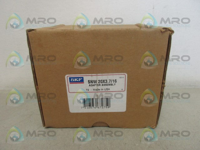 SKF SNW-20X3.7/16 ADAPTER ASSEMBLY *NEW IN BOX*