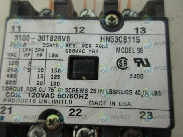 FACTORY AUTHORIZED PARTS HN53CB115 CONTACTOR *NEW NO BOX*