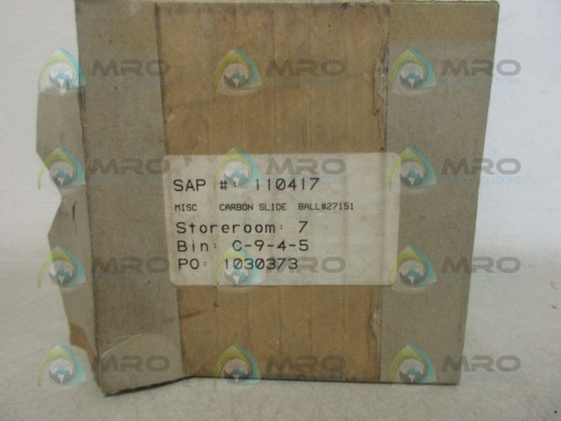 INDUSTRIAL MRO 110417 CARBON SLIDE *NEW IN BOX*