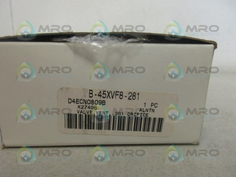 SWAGELOK B-45XVF8-281 VALVE *NEW IN BOX*