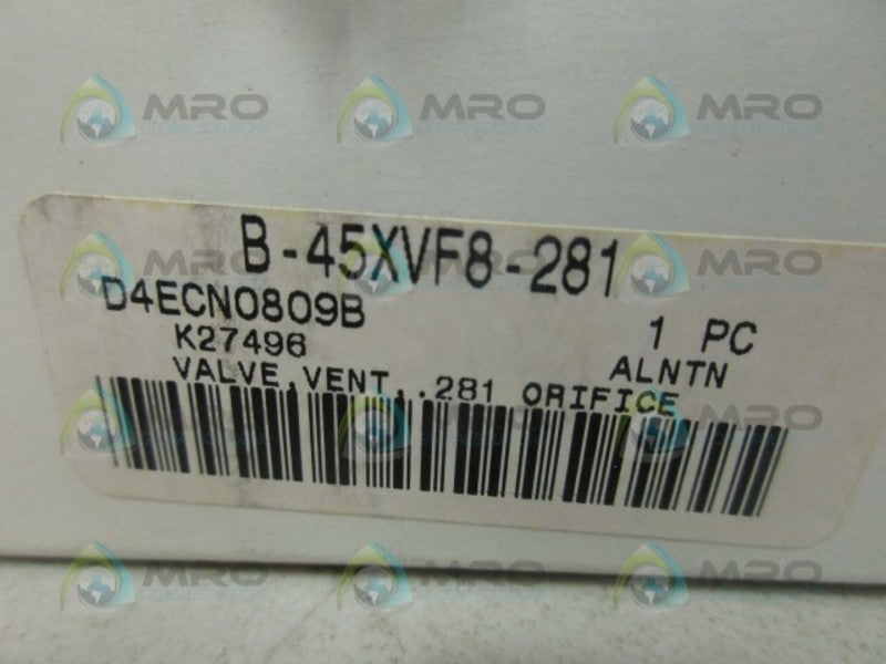 SWAGELOK B-45XVF8-281 VALVE *NEW IN BOX*