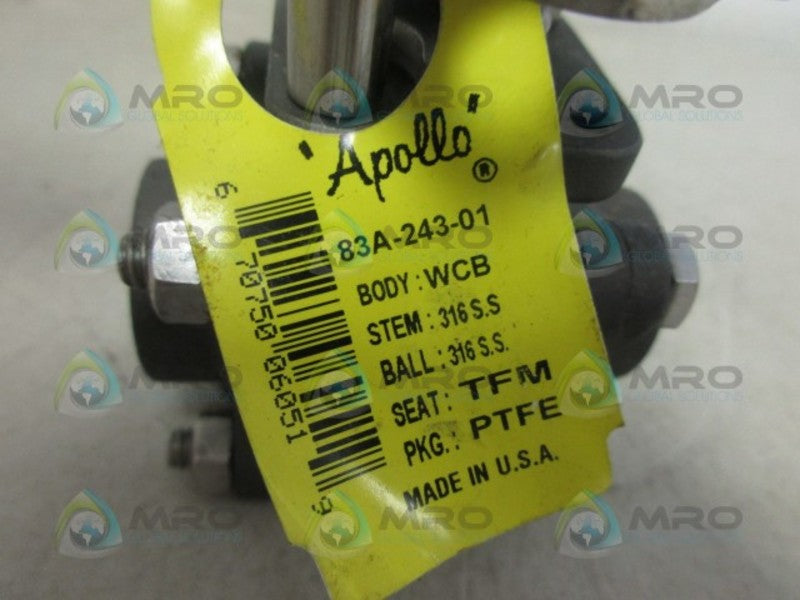 APOLLO 83A-243-01 BALL VALVE *NEW NO BOX*