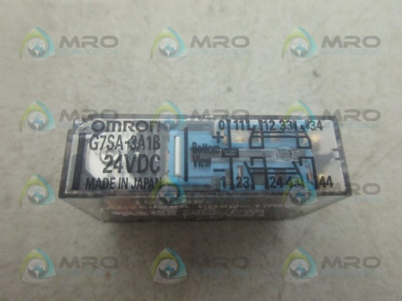 OMRON G7SA-3A1B RELAY 24V *USED*