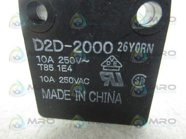 OMRON D2D-2000 INTERLOCK SWITCH *USED*