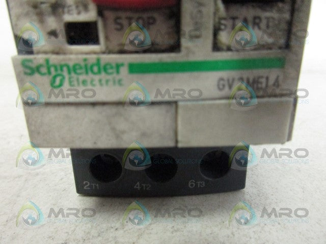 SCHNEIDER ELECTRIC GV2ME14 CIRCUIT BREAKER *USED*