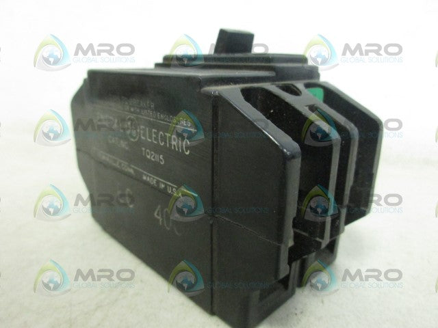 GENERAL ELECTRIC TQ2115 CIRCUIT BREAKER 1P *USED*