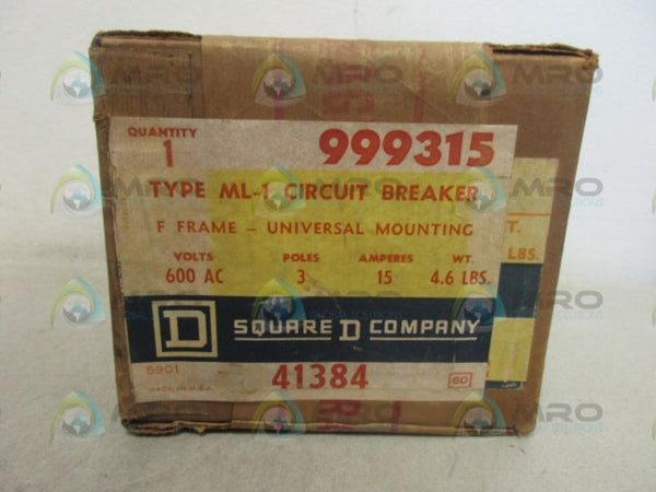 SQUARE D 999315 CIRCUIT BREAKER 15A  NSFS