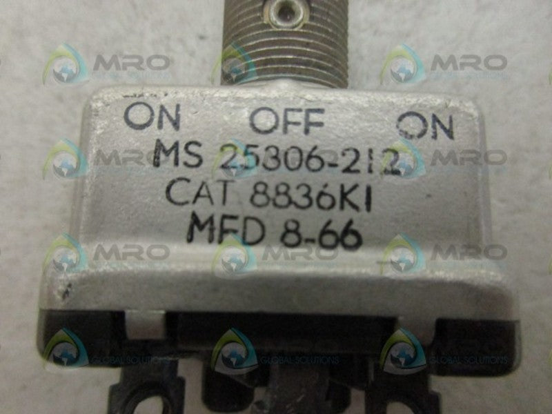 EATON MS25306-212 ROCKER SWITCH *USED*