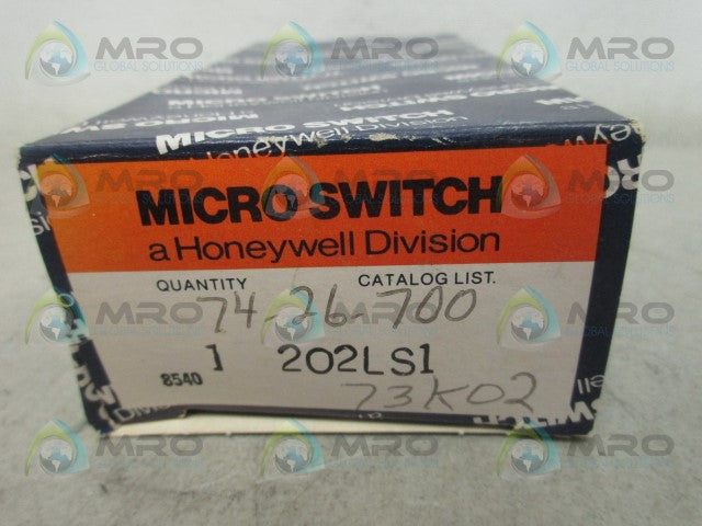 MICROSWITCH  202LS1 LIMIT SWITCH *NEW IN BOX*