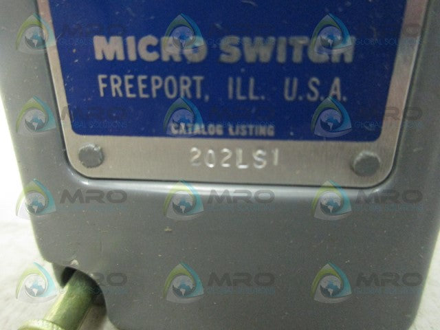 MICROSWITCH  202LS1 LIMIT SWITCH *NEW IN BOX*