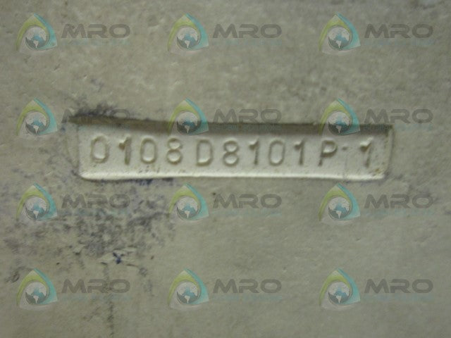 INDUSTRIAL MRO 0108D8101P-1 MODULE *USED*