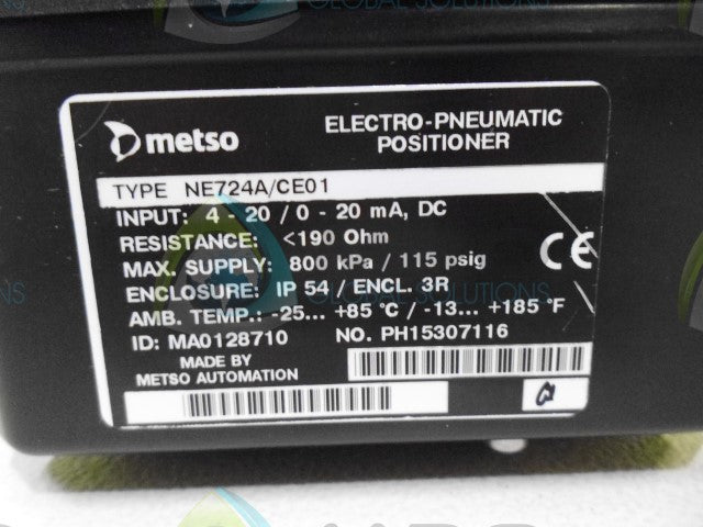 METSO NE724A/CE01 PNEUMATIC POSITIONER *NEW NO BOX*