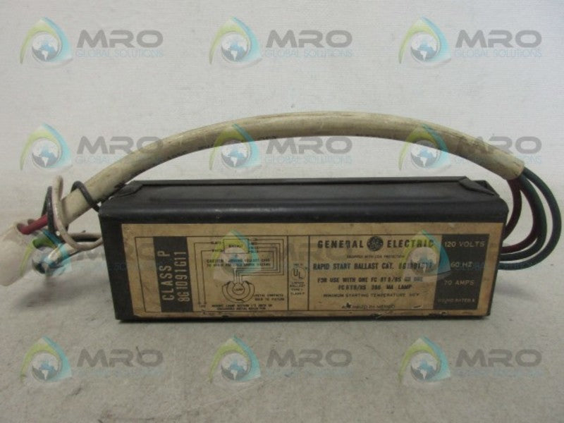 GENERAL ELECTRIC 8G1091G11 BALLAST *USED*