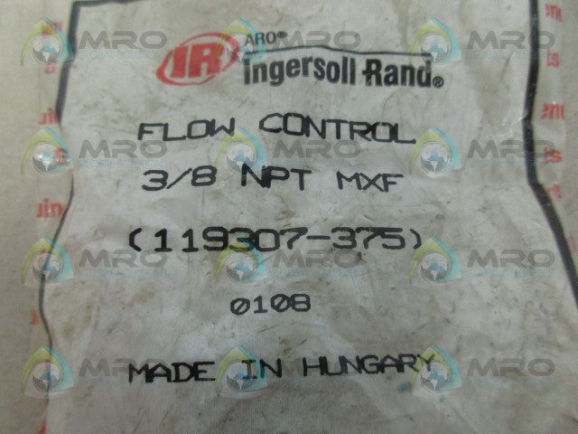 ARO 119307-375 FLOW CONTROL VALVE *NEW IN FACTORY BAG*