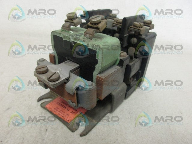 GENERAL ELECTRIC CR2810A14AC RELAY 92/110V *USED*
