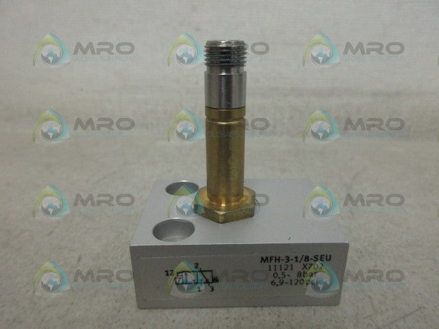 FESTO MFH-3-1/8-SEU VALVE *NEW IN BOX*