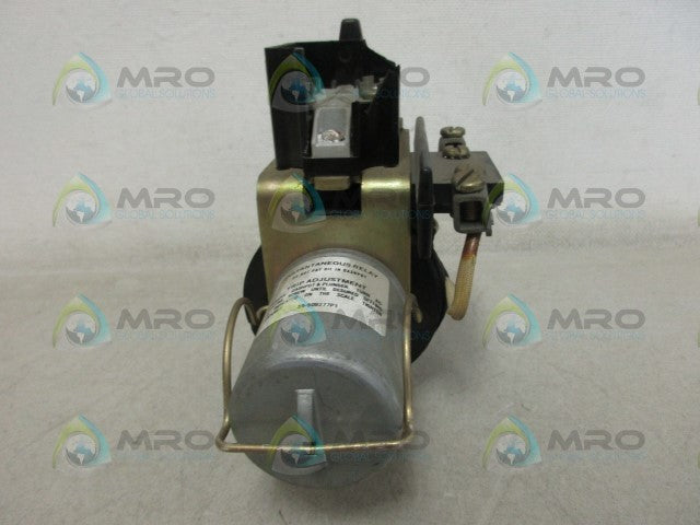 GENERAL ELECTRIC CR124Y0C3829B TIME DELAY RELAY *USED*