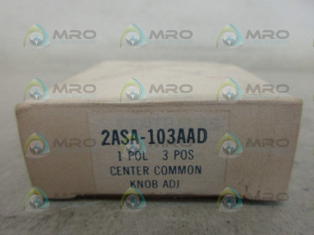 CENTRALAB 2ASA-103AAD KNOB *NEW IN BOX*