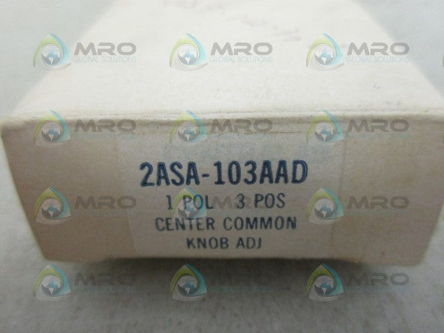 CENTRALAB 2ASA-103AAD KNOB *NEW IN BOX*