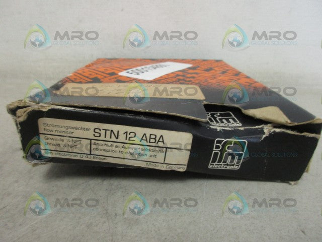 IFM EFECTOR ST3010 STN12ABA FLOW MONITOR *NEW IN BOX*