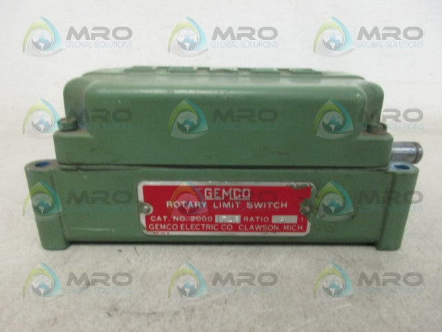 GEMCO 2000-174B ROTARY LIMIT SWITCH *USED*