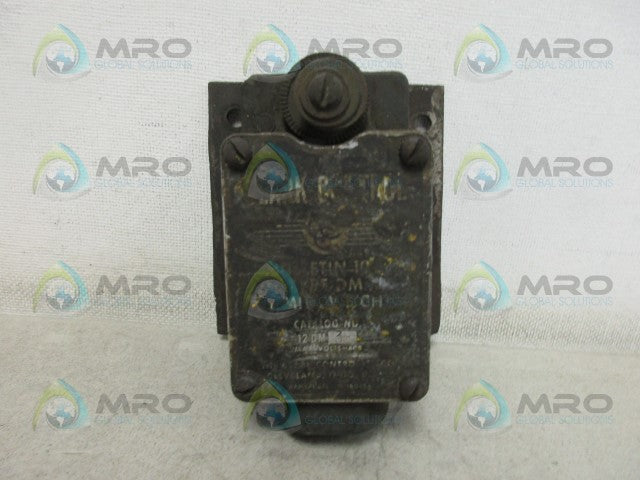 CLEVELAND CONTROLS 12DM3 LIMIT SWITCH *USED*