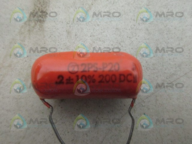 INDUSTRIAL MRO 2PS-P20 CAPACITOR *USED*