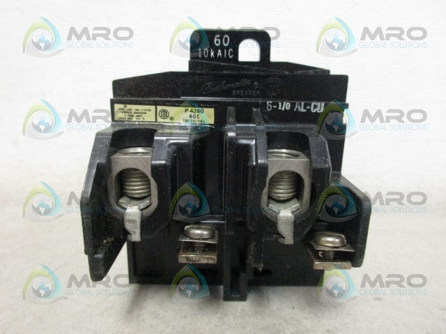 PUSHMATIC P4260 CIRCUIT BREAKER *NEW IN BOX*