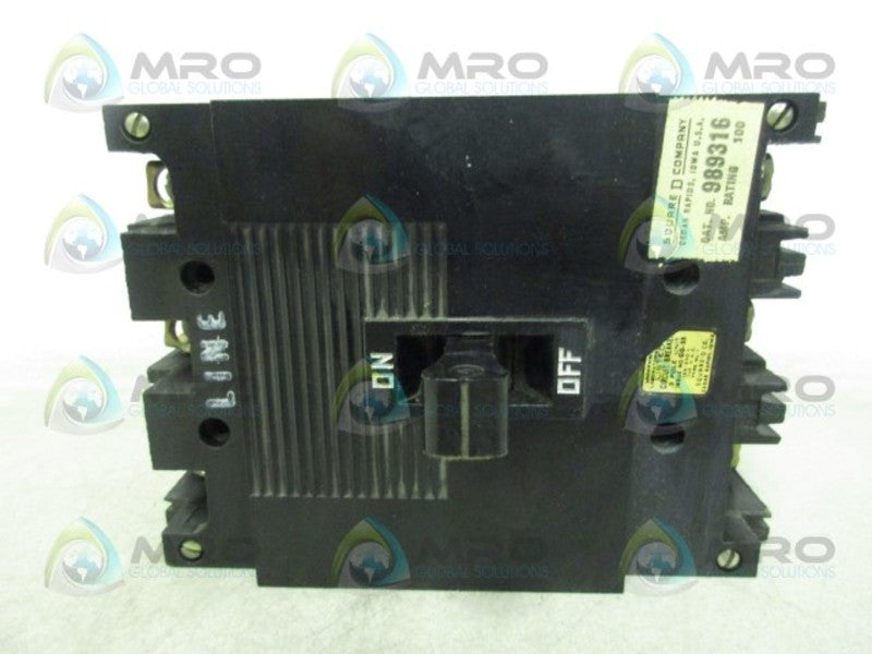 SQUARE D 989316 CIRCUIT BREAKER *NEW IN BOX*