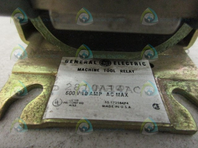 GENERAL ELECTRIC 2810A14AC MACHINE TOOL RELAY *USED*