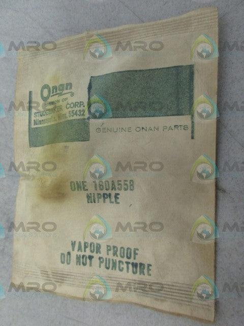 ONAN 160A558 NIPPLE *NEW IN FACTORY BAG*